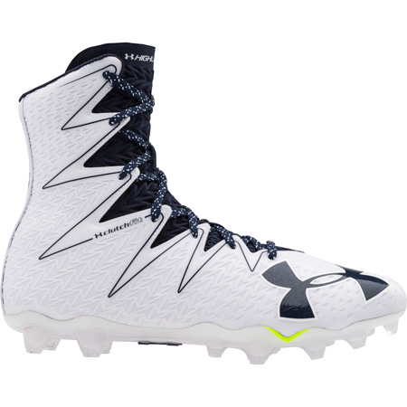 under armour men's highlight mc football cleats white